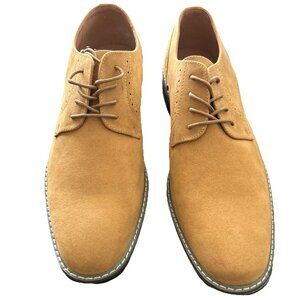 Mofri Men’s Dress Shoes Size 13 Vegan Leather Suede Tan Brown